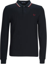 Fred Perry Tricou Polo manecă lungă Bărbați LS TWIN TIPPED SHIRT Fred Perry Albastru EU L