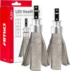 AMiO Led Autólámpák Flex+ H3 6000k Sorozat 12v 24v Canbus Amio-03656 - xupe