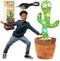 Stator Kaktusz Éneklő Táncoló Ismétel Beszél Interaktív Elemes Játék (Z2315)