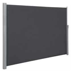 SONGMICS Oldalsó terasznapellenző, belátásgátló, szürke, 280 g/m2 180 x 400 cm (GSA184G)