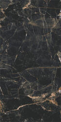 Cerrad Gresie rectificata tip marmura Marquina Gold 119.7x59.7, negru, finisaj mat (5903313315456)