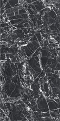 Asian Granito Gresie portelanata tip marmura, Rosata Black Dark High Glossy 60x120, negru, finisaj lucios (4000000584957)