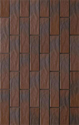Cerrad Faianta rectificata tip piatra, Country Cherry Shaded Rustical 245x65 mm, maro, finisaj mat (5903263449782)