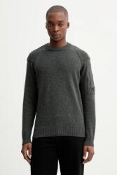 C.P. Company gyapjú pulóver - szürke L