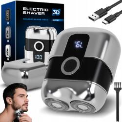 Bedee Elektromos Usb Borotva Lcd-vel És Mágneses Fejjel Ideális (Golarka do ciała dla mężczyzn)