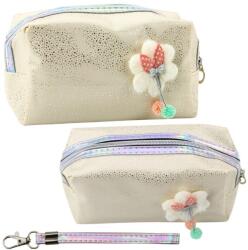 Lean Tolltartó Kozmetikai Táska Íj Csillogó Részecskék Bézs 22022