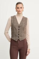 Luisa Spagnoli mellény gyapjúkeverék - barna L