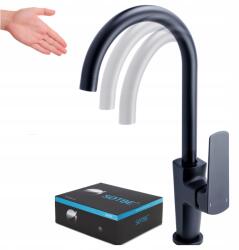 SOTBE Konyhai csaptelep fekete asztali Forgatható Kifolyócső Sotbe mosogató csaptelep (TOG-B-SKH-11693833-kuchnia)