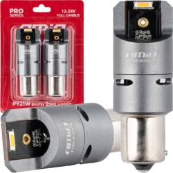 AMiO Led Izzók Teljes Canbus Py21w 2x1860 Smd Narancssárga 12v 24v Amio-03604 - xupe