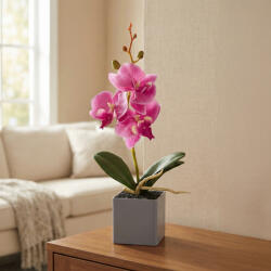  Műnövény dekoráció - orchidea - 3 féle - 29, 5 cm 11914 (11914)