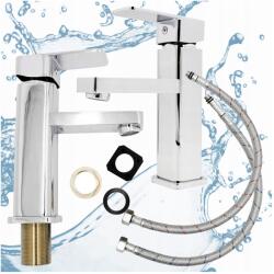 Granitan Fürdőszobai Álló Mosdó Csaptelep Ezüst Caro csatlakozó (UMYWALKOWA CARO CHROM NISKA)