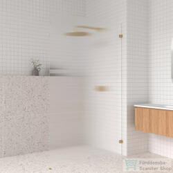 AREZZO design CLEAR 120x200 cm-es zuhanyfal bordázott biztonsági üvegből, rögzítő profil nélkül, BALOS AR-AS2120200 (AR-AS2120200)