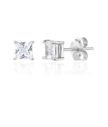  Ezüst fülbevaló - 5 x 5 mm (AG30354) E-DS0091
