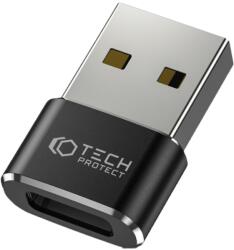  Преходник Tech-Protect UltraBoost Adapter USB-A към USB-C, черен (R65P6M8- P3A1E)