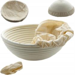 MPLCo Rattan Kosár Kelesztő Forma A Tökéletes Kenyértészta Elkészítéséhez 23 CM (202183)