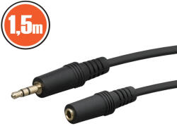 Delight 3.5mm jack hosszabbító kábel - 1, 5m (20330)