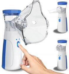  Hordozható, hálós inhalátor, csendes, 3 fokozatú, újratölthető (oshhni)