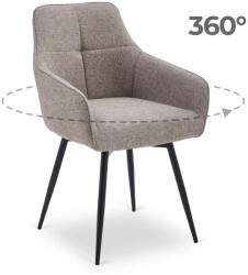 Mebel Elite LARISA forgószék cappuccino (ME-LARISA-CAP-CZ-T-K)