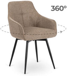  LARISA forgószék bézs (ME-LARISA-BZ-CZ-T-K)