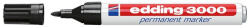 edding Alkoholos marker 1, 5-3mm, kerek Edding 3000 fekete (7580228001) - mystock