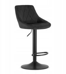 Oskar Hoker KAST bársony fekete 105 cm szövet (3438)