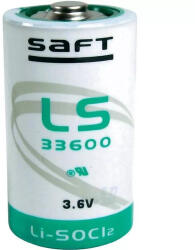 Saft LS33600 D/R20 17000mAh 3.6V ipari elem (SAFTLS33600)