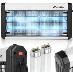 MalTec MasterKiller Megbízható Erős Elektromos 2 csöves szúnyogirtó, UV lámpa, 30W, 3800V (112545)