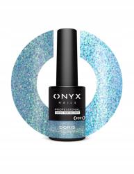  Hibrid körömlakk 7ml Doris 201 Kék szemcsés Onyx Nails (HB3548)