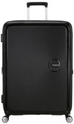 Samsonite SOUNDBOX fekete bővíthető négykerekű óriás bőrönd 156799-1027 - minosegitaska