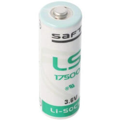 Saft LS17500 A R23 3600mAh 3.6V ipari elem