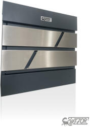 GST Tresor Postaláda Fence Design IV. Antracit+szálcsiszolt dekor