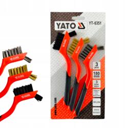 TOYA Drótkefe Készlet 3 Darabos (YT-6351)