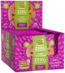 Rice UP! Zero Cookies - Vanília ízű kollagénes protein keksz kínáló 12X60 g