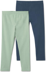 Tchibo - 2 leggings gyerekeknek, sötétkék/mentazöld