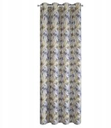 Eurofirany Lavin készfüggöny 140x250 fehér-mustárszürke (439094)