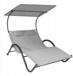 Timeless Tools 2 személyes Delux napozóágy -szürke (HOP1000924-3)