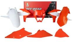 RTECH Plastics Kit 6 Pcs With Left Airbox Cover And Orange Headlight Plastic - R-kitktm-oem-633 (r-kitktm-oem-633)