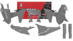 RTECH Plastics Kit 7 Pcs With Left Airbox Cover, Headlight Plastic And Fork Protectors - R-kitktm-gr0-704 (r-kitktm-gr0-704)