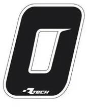 RTECH Pvc Number Stickers Size 1-nr. 1-pack 10 Pcs - R-numsiz100nr (r-numsiz100nr)