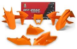 RTECH Plastic Kit 6 Pcs With Left Airbox Cover And Orange Headlight Plastic - R-kitktm-ar0-517 (r-kitktm-ar0-517)