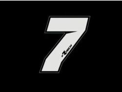 RTECH Pvc Adhesive Numbers New Style N7 10pcs - R-numsiz107bn (r-numsiz107bn)