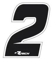 RTECH Pvc Number Stickers Size 1-nr. 5-pack 10 Pcs - R-numsiz102nr (r-numsiz102nr)
