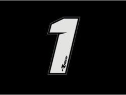 RTECH Pvc Number New Style Stickers Size 1-nr. 1-pack 10 Pcs - R-numsiz101bn (r-numsiz101bn)