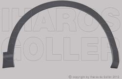 Nissan Qashqai 2017-2021 - Első műa. kerékjárati ív, fekete +patentek jobb - alkatresz - 16 590 Ft