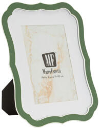 Mauro Ferretti Margot képkeret ívelt szegély zöld/ezüst 17X1, 4X21, 9 cm