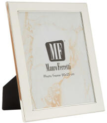 Mauro Ferretti Molly képkeret modern stílusú fehér/ezüst 24X1, 7X29 cm