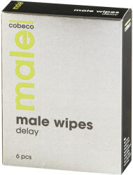 Cobeco Pharma Male Wipes Delay hűsítő ejakuláció késleltető törlőkendők 6 db