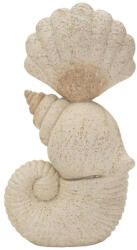 Mauro Ferretti Kagyló szobor homokkő textúra bézsszín 17, 2X10X30, 2 cm