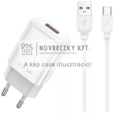 Signal Univerzális 12W gyors töltő 5V, 2, 4A, USB-C kábellel, adapterrel, fehér (33374)