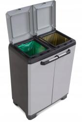 Curver Szelektív hulladékgyűjtő kosár Keter Split Premium 2 x 110L (003241)